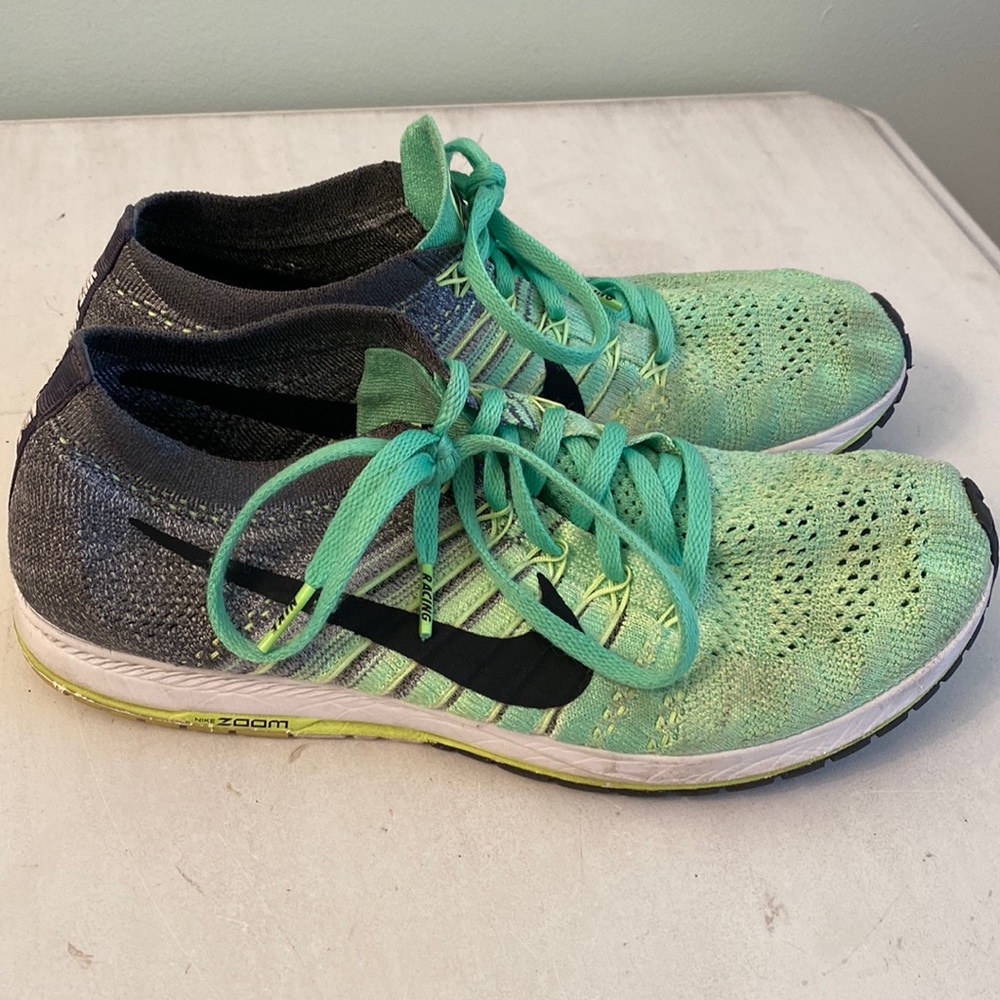 Nike Zoom Flyknit Streak green/grey shoes